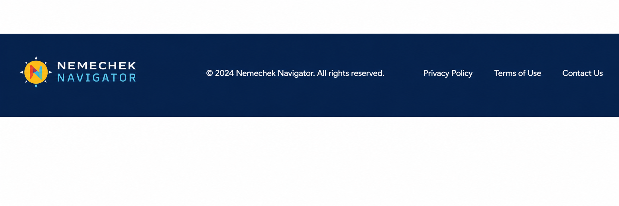 Nemechek Navigator footer